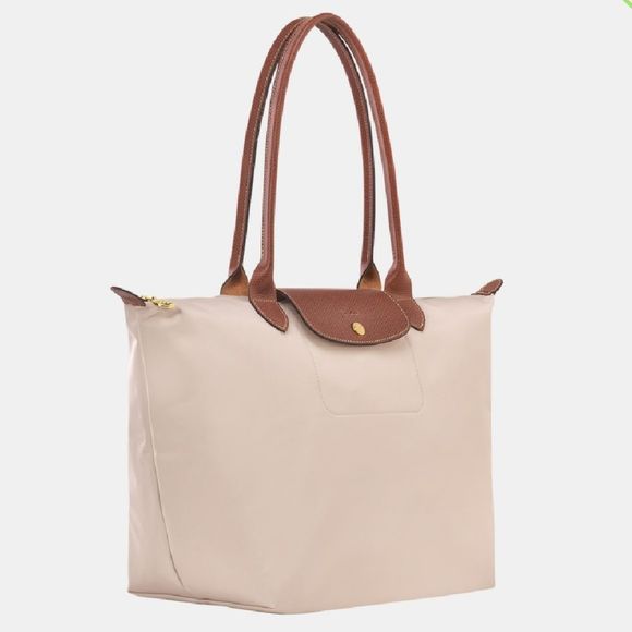 Longchamp Handbags - LE PLIAGE ORIGINAL L TOTE BAG LongChamp
Paper Beige Recycled Canvas Shoulder Bag